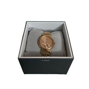 Timex TW2T88500VQ Model 23 Women's 38mm Rose Gold S/Steel Watch